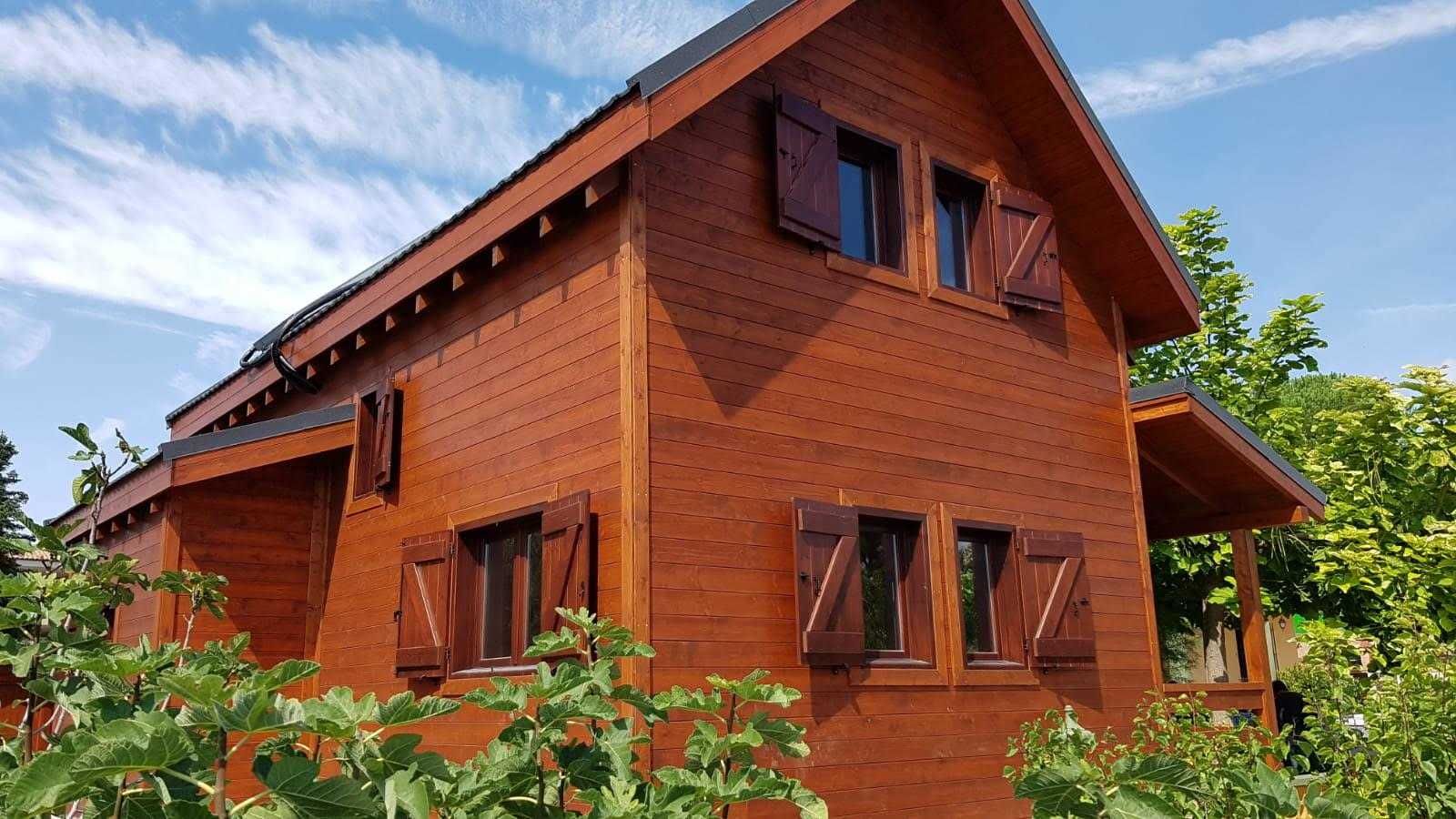 mantenimiento exterior casas de madera