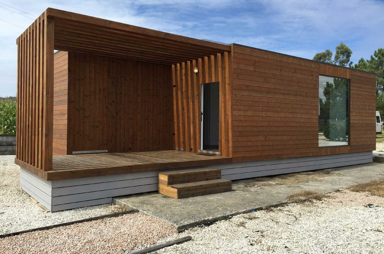 Casas modulares de madera, modelo Helena 48