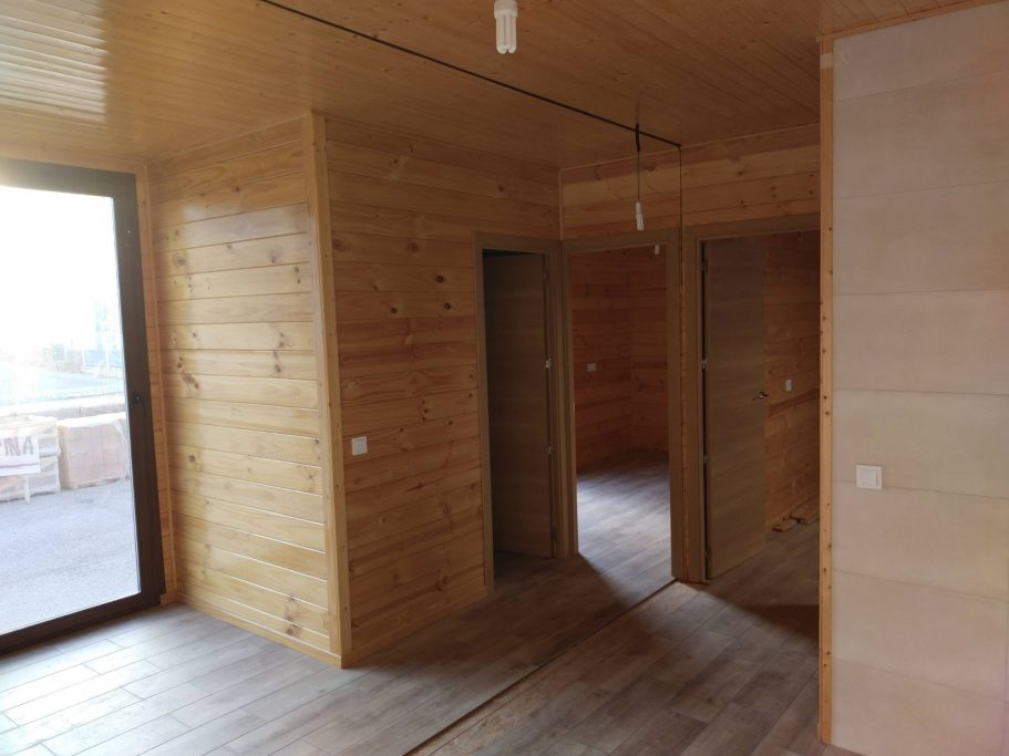 Oferta casas de madera con suelo de gres