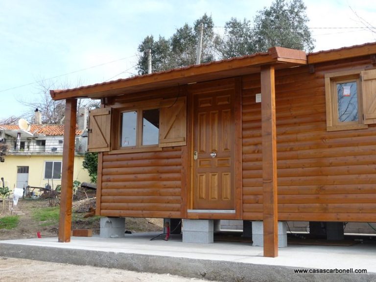 Casas de madera de segunda mano con terraza