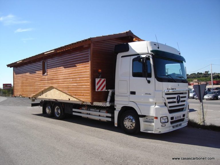 Casas transportables, transporte de módulos de casas prefabricadas